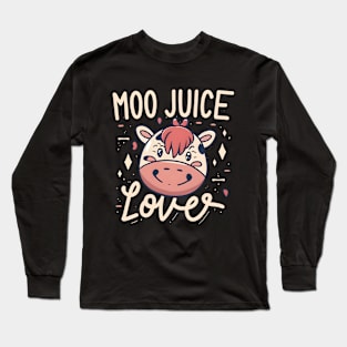 Moo juice lover Long Sleeve T-Shirt